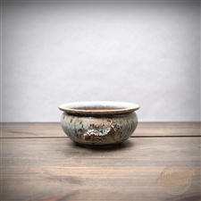 Hand Thrown Bonsai Pot: 5.25" x 2.5"