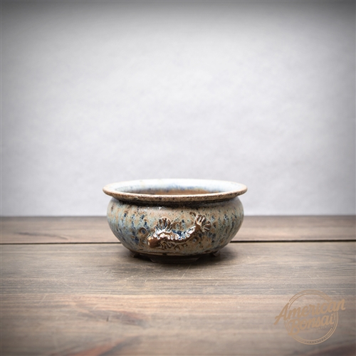 Hand Thrown Bonsai Pot: 5.25" x 2.5"