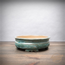 Hand Thrown Bonsai Pot: 7.5" x 2"