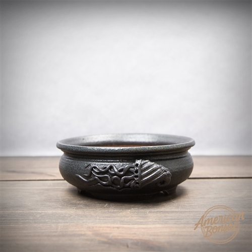 Hand Thrown Bonsai Pot: 5.5" x 2"