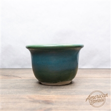 Very Old Hand Thrown Bonsai Pot: 5.25" x 4"
