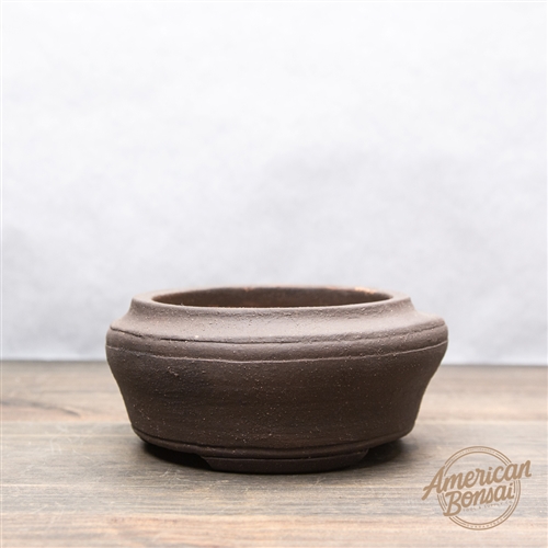 Hand Thrown Bonsai Pot: 4.75" x 2"