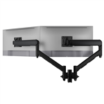 Height Adjustable Dual Monitor Mount for Monitors up to 27 inch