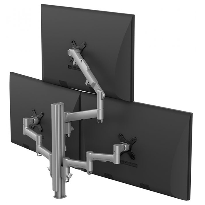 Triple Monitor Desk Mount for Monitors up to 32 inch