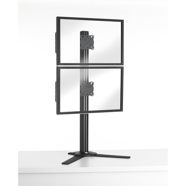 KONTOUR Monitor Stand for Dual Monitors (vertical, up to 30 inch monitors)