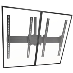 FUSION Dual Ceiling Mount (portrait) for Displays up to 125 lbs.