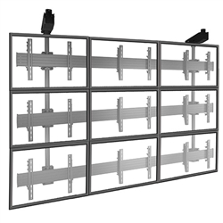 FUSION Large Multiple TV Ceiling Mount Video Wall