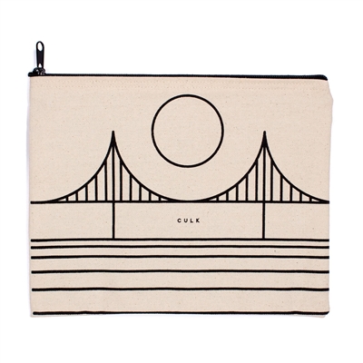 Minimal Bridge Zipper Culk Pouch