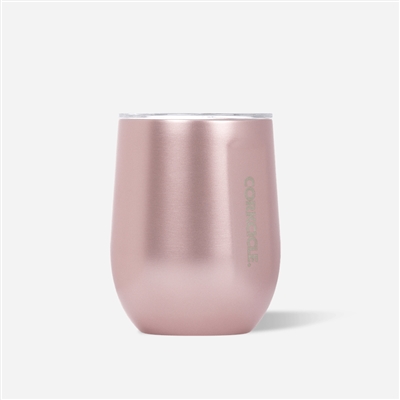 Corkcicle Metallic Rose Stemless Wine Cup