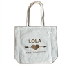 LOLA Heart Arrow Canvas Tote Bag