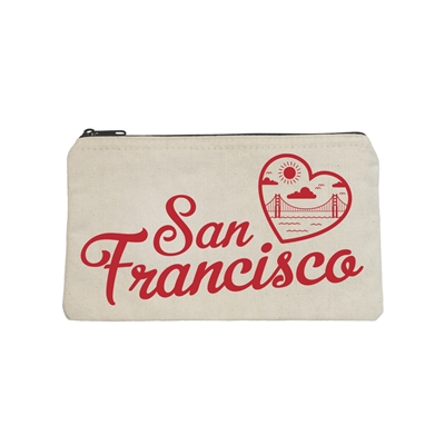 Seltzer San Francisco Heart Scene Pouch