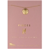 Lucky Feather Pisces Zodiac Necklace