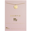 Lucky Feather Scorpio Zodiac Necklace