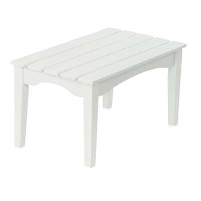 18-Inch Doll Furniture - White Adirondack Table - fits American Girl ® Dolls