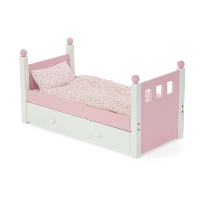18-Inch Doll Furniture - Single Bed with Trundle - fits American Girl ® Dolls