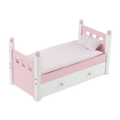 18-Inch Doll Furniture - Single Bed with Trundle - fits American Girl ® Dolls