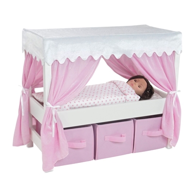 Doll Bed Pink Furniture American Girl Doll Accessories - China