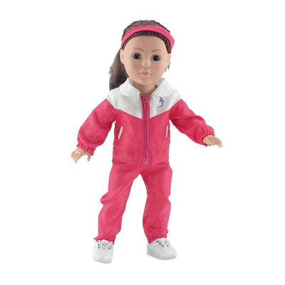 18-Inch Doll Clothes - Five-Piece Warmup Outfit - fits American Girl ® Dolls