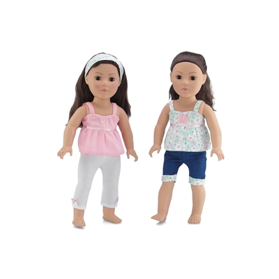 18-Inch Doll Clothes - Vintage Mix and Match Summer Outfit Set - fits American Girl ® Dolls