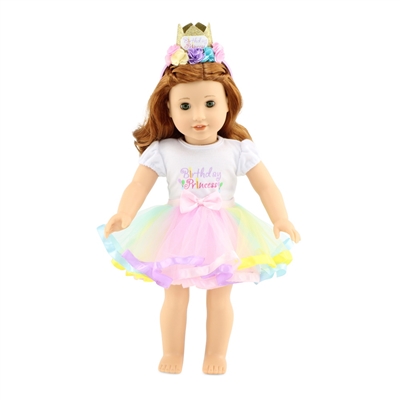 18-Inch Doll Clothes - Birthday Princess Outfit - fits American Girl ® Dolls