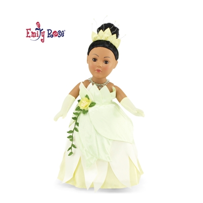 18 Inch Doll Clothes - Princess Tiana-Inspired Ball Gown and Accessories - fits American Girl ® Dolls