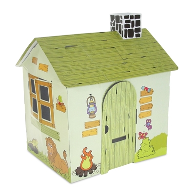 Dollhouse for 18-Inch Dolls - Full-Color Wild Safari Themed Play House - fits American Girl ® Dolls