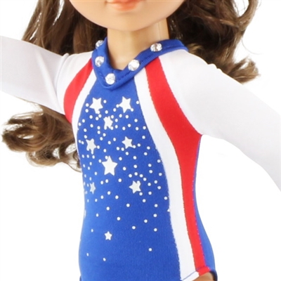 18-inch Doll Clothes - Gymnastics Leotard plus Tumbling Mat and