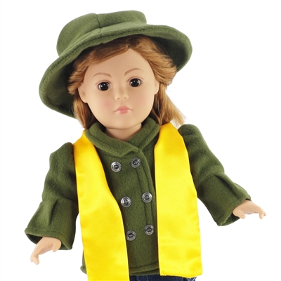 18-inch Doll Clothes - Winter Coat and Hat with Scarf - fits American Girl ® Dolls