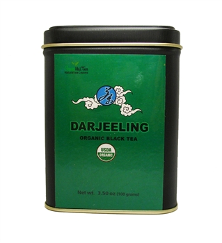 organic darjeeling tea tins
