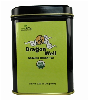 organic dragonwell lung ching tea tins