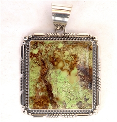 Gaspeite Pendant 035