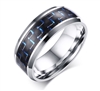 Stainless Steel Blue Carbon Fiber