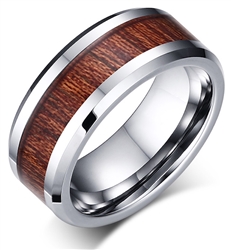 Tungsten Wood Ring