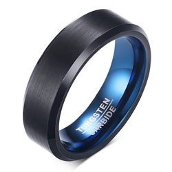 Tungsten Black Matte Ring