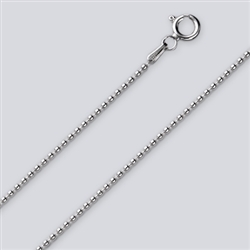 Sterling Silver Ball Chain 1.5 mm 20"