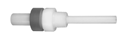 Injection Quill with Check Valve, 1/2" NPT, PVDF