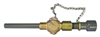 3/4" Standard Brass Body Retractable Corp Stop with CPVC Wetted Diffuser, GTI-CS-075-CPVC