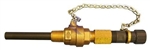 3/4" Standard Brass Body Retractable Corp Stop with PVC Wetted Diffuser