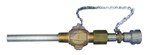 1 1/2" Brass Body Retractable Corp Stop with Stainless Steel Wetted Diffuser, GTI-CS-113-SS