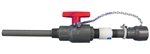 1" Non-Metallic Retractable Corp Stop with PVC Wetted Diffuser, GTI-CSP-111-PVC