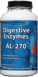 Allegany Nutrition AL-270 Series Gluten Free Digestive Enzymes