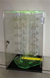 Acrylic Green Sunglass Holder in Display