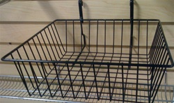 Universal Basket for Slatwall/Gridwall/Pegboard