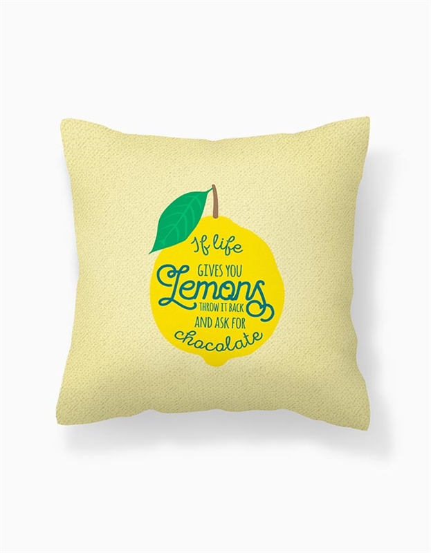 Lemon Throw Pillow Cover