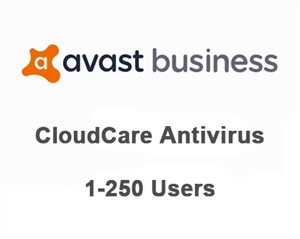 Avast Business CloudCare Antivirus 1 Month Users (1-250)