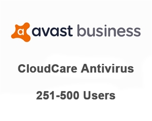 Avast Business CloudCare Antivirus 1 Year Users (251-500)