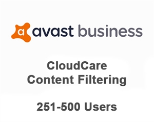 Avast Business CloudCare Content Filtering 1 Month Users (251-500)