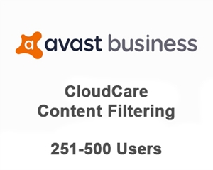 Avast Business CloudCare Content Filtering 2 Year Users (251-500)
