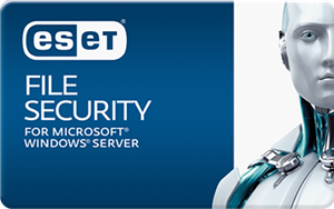 ESET File Security for Microsoft Windows Server 1 Year Renew License Users (1-10)