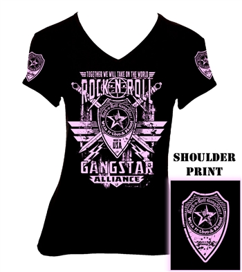 Rock-n-Roll GangStar Alliance V2 Girls Jr. T-shirt